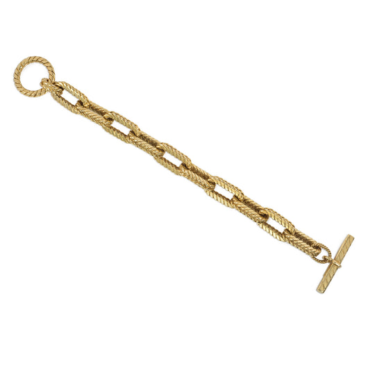 Tiffany & Co. 1970s 18KT Yellow Gold Bracelet front
