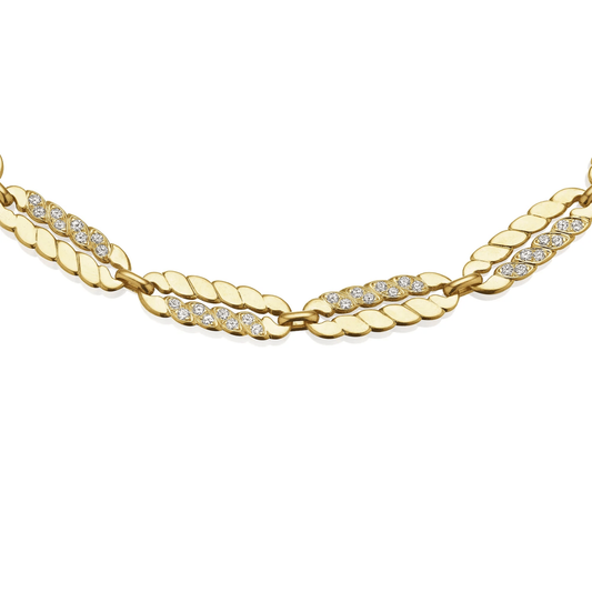 Gérard France 1970s 18KT Yellow Gold Diamond Set close-up details
