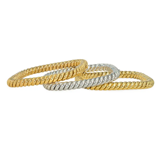 Fred Paris 1980s 18KT Yellow Gold Bracelet front
