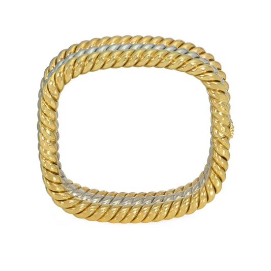 Fred Paris 1980s 18KT Yellow Gold Bracelet profile