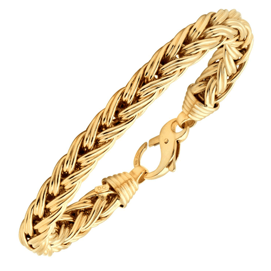 Italian Post-1980s 14KT Yellow Gold Bracelet front