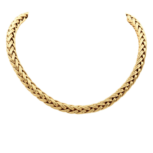 Post-1980s 14KT Yellow Gold Necklace front