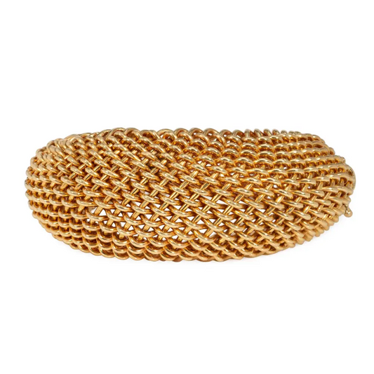 Seaman Schepps 1950s 18KT Yellow Gold Bracelet front
