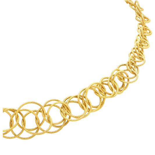 Buccellati 1980s 18KT Yellow Gold Necklace front