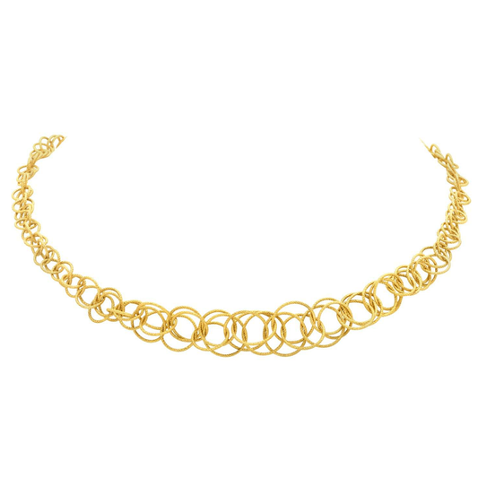 Buccellati 1980s 18KT Yellow Gold Necklace front