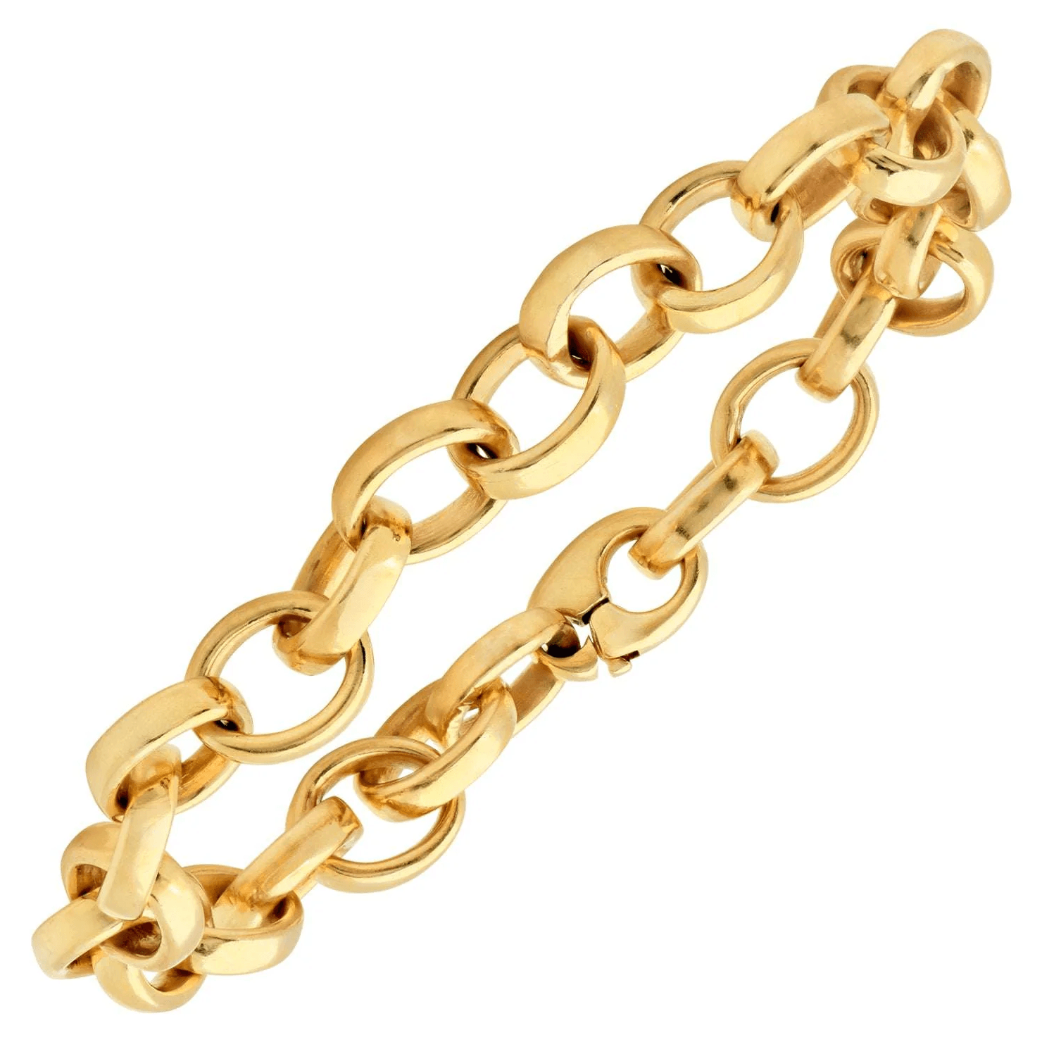 Post-1980s 18KT Yellow Gold Bracelet front