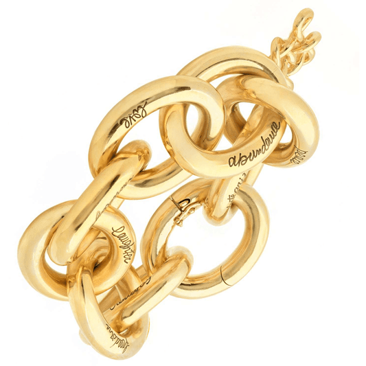 Diane von Fürstenberg Post-1980s 18KT Yellow Gold Bracelet front