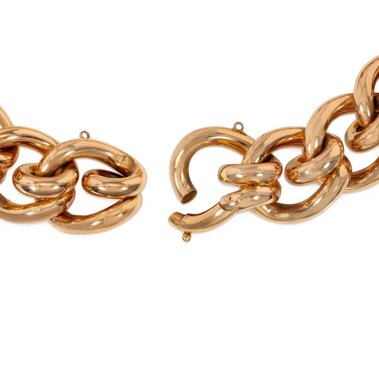 Vallienne Paris Retro 18KT Rose Gold Bracelet clasp