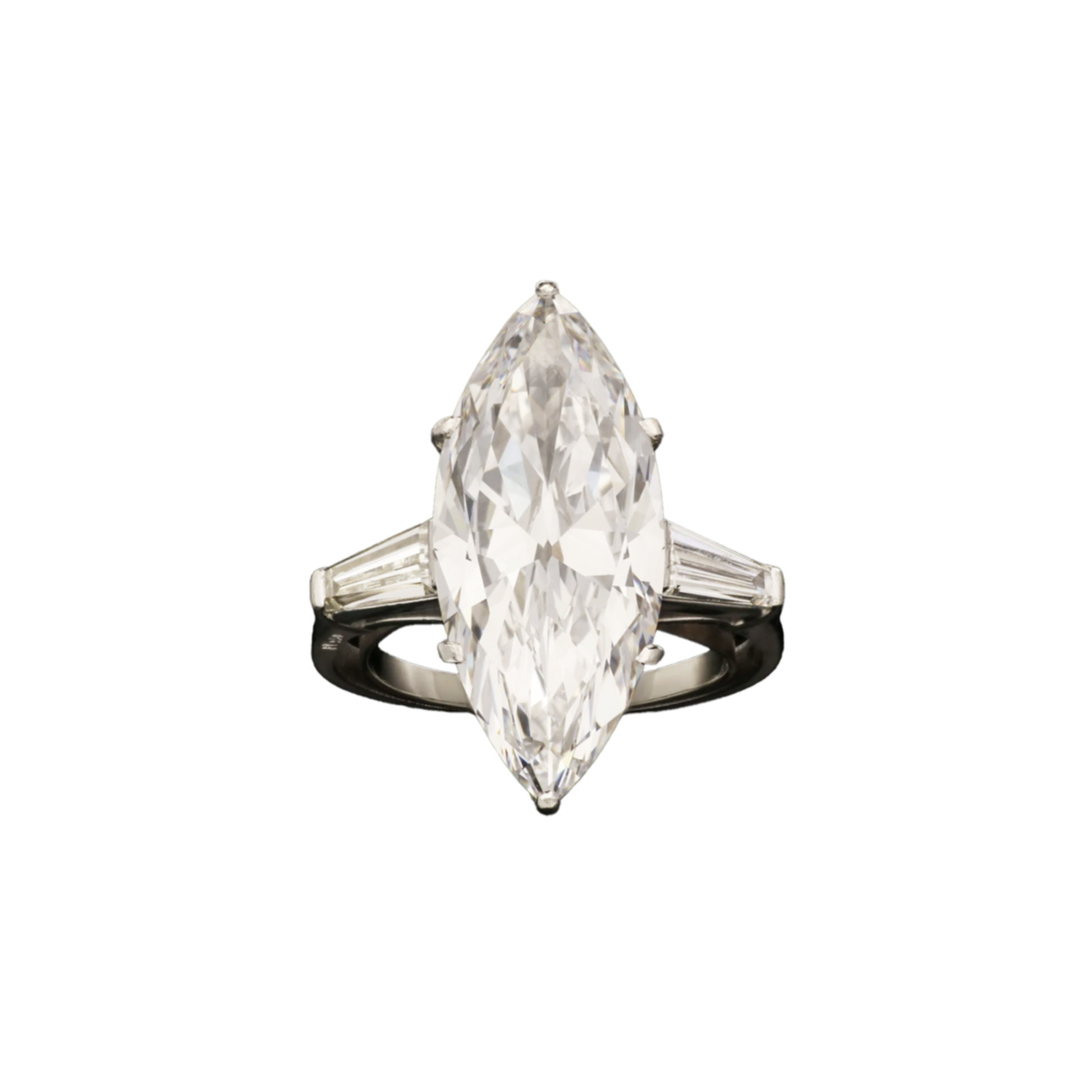 Bulgari 1960s Platinum Diamond Ring front
