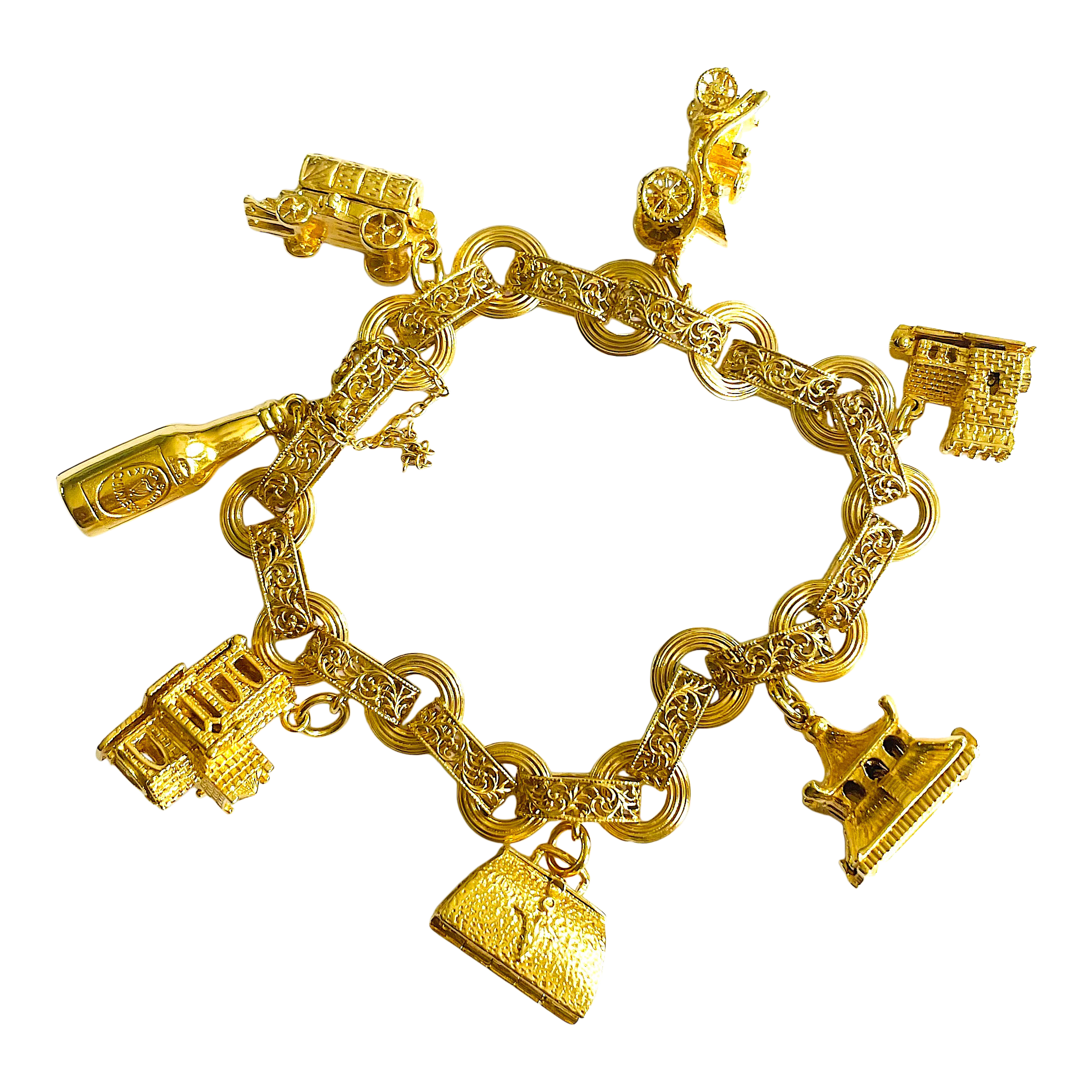 Wholesale Lot 50pcs Mixed Antique Bronze Dangle Charms – European Style For Bracelet Making (ZN016)