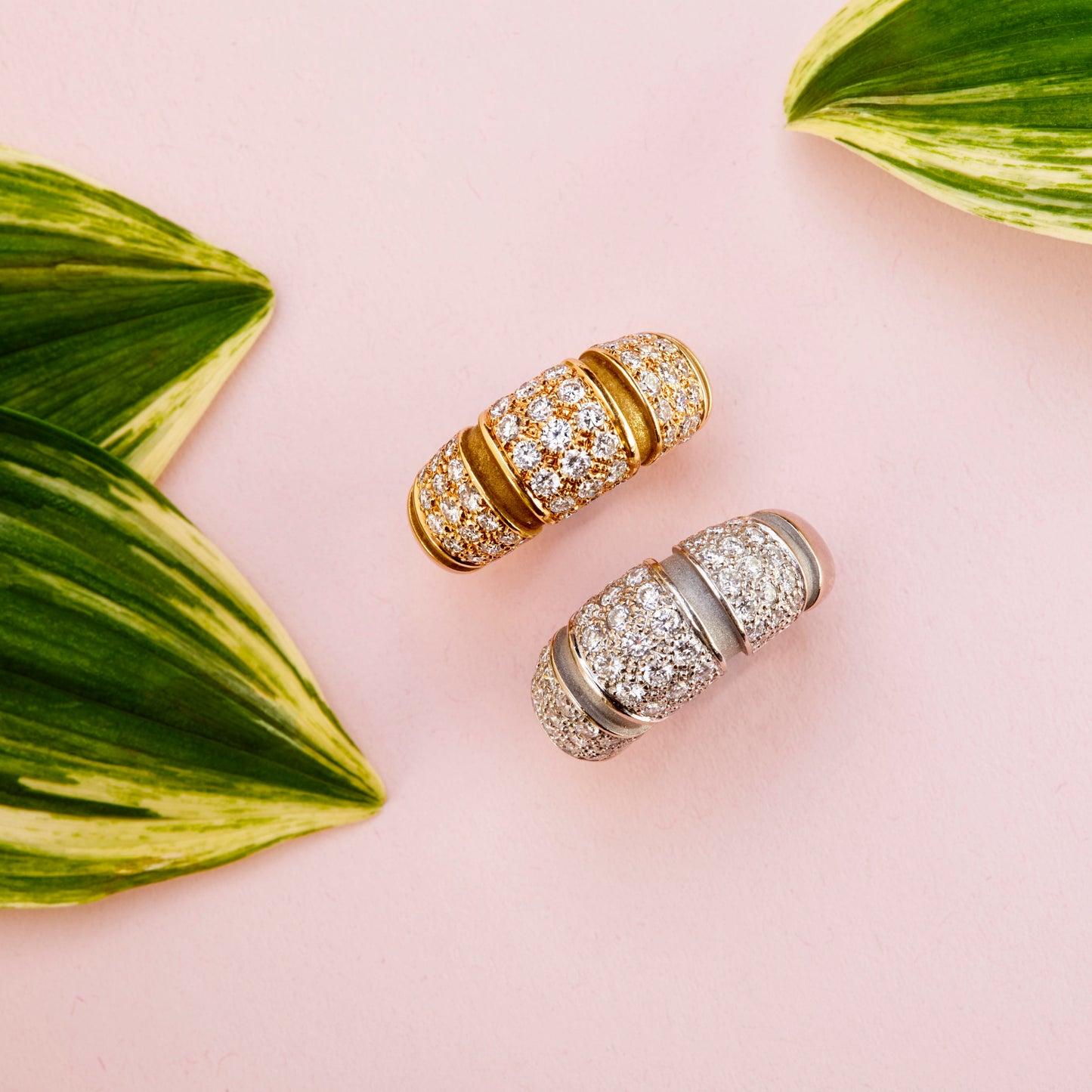 Mauboussin Paris Post-1980s 18KT Yellow Gold Diamond Ring front