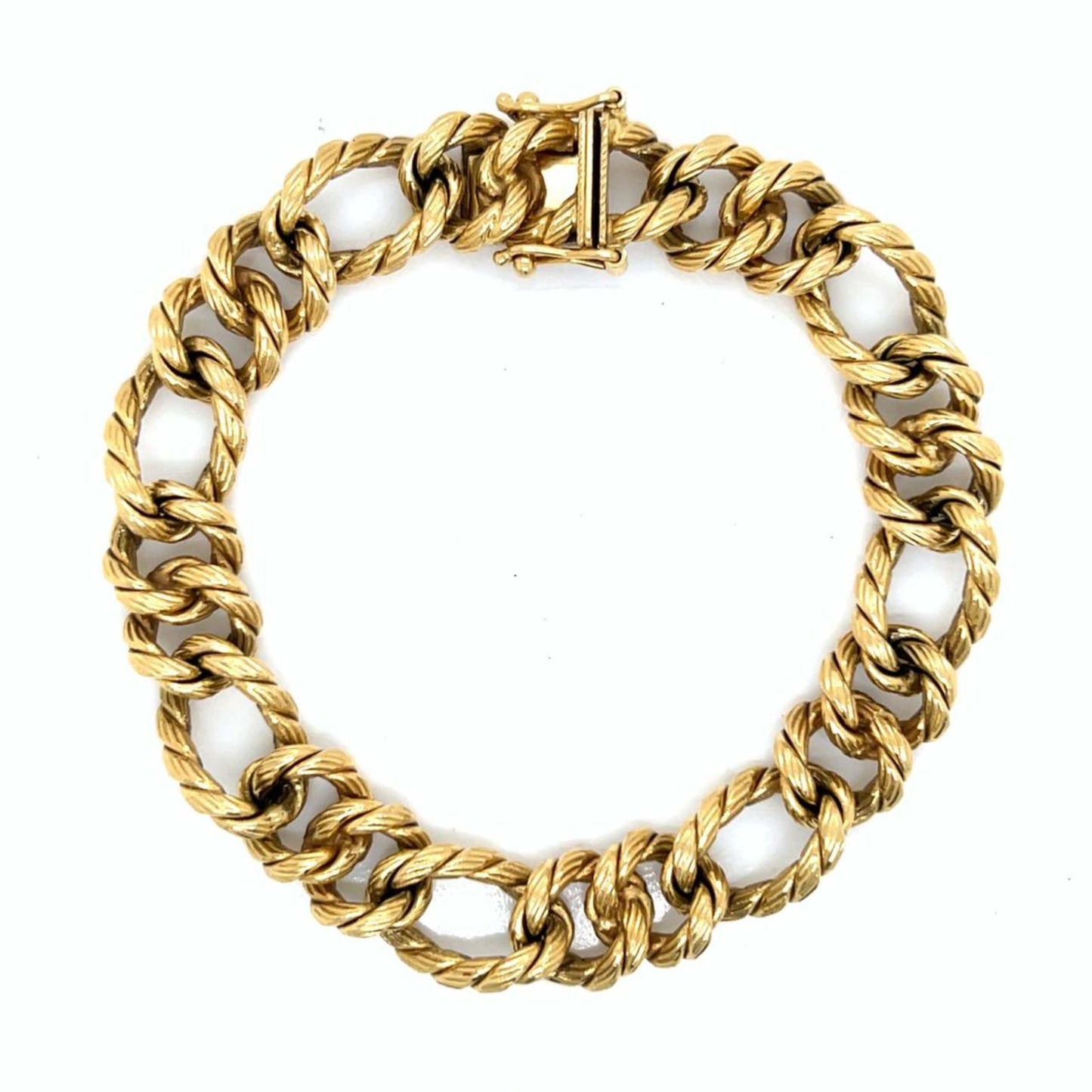 Tiffany & Co. 1980s 18KT Yellow Gold Bracelet front