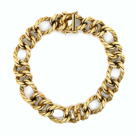 Tiffany & Co. 1980s 18KT Yellow Gold Bracelet front