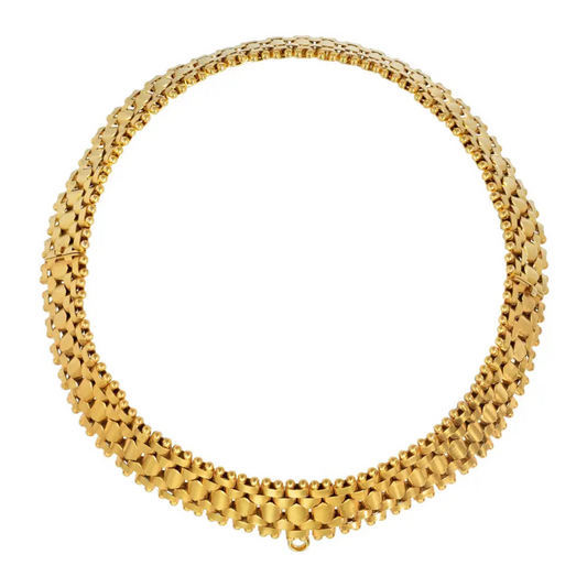 Victorian 18KT Yellow Gold Necklace / Bracelets front