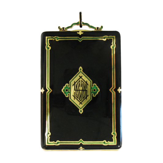 Cartier N.Y. Art Deco 18KT Yellow Gold Pendant back