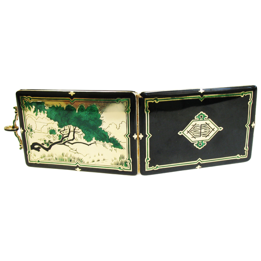 Cartier N.Y. Art Deco 18KT Yellow Gold Pendant front and back