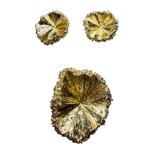 Chaumet Paris 1980s 18KT Yellow Gold Set front