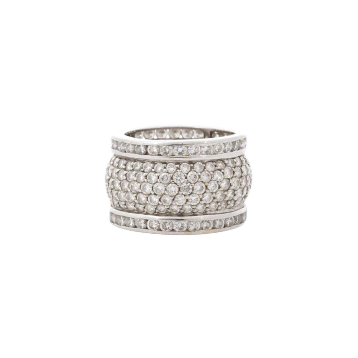 Cerrone Post-1980s 18KT White Gold Diamond Ring front
