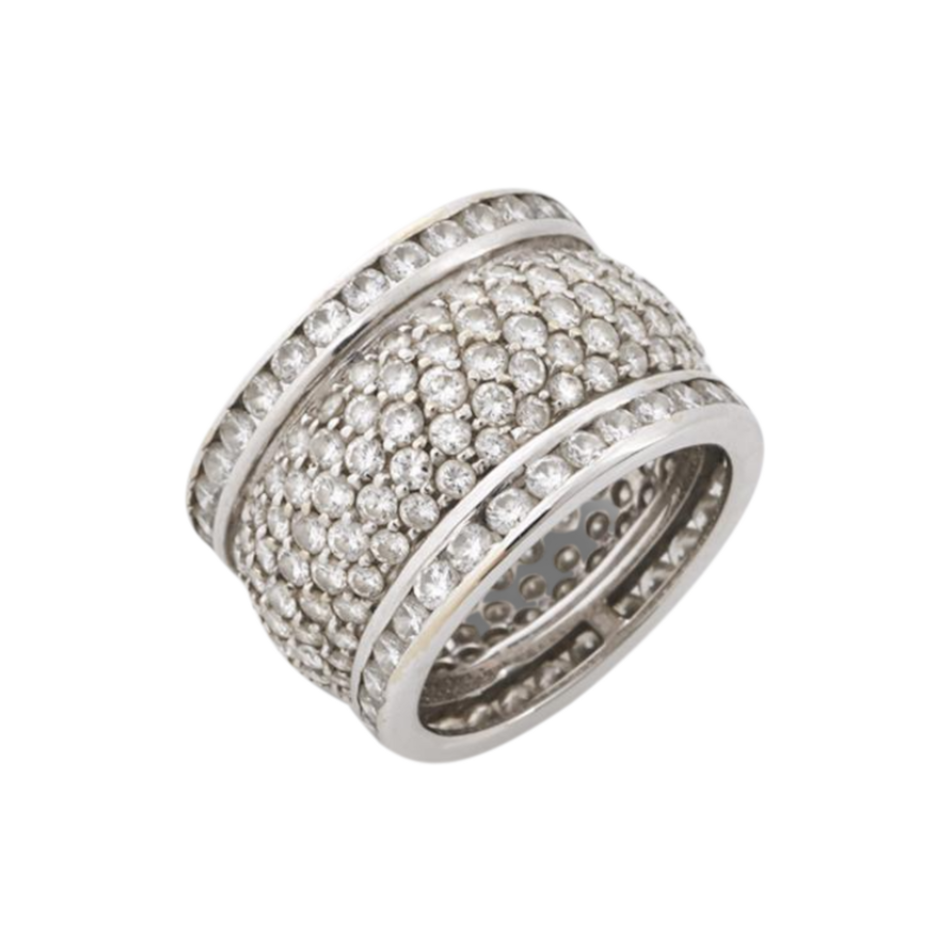 Cerrone Post-1980s 18KT White Gold Diamond Ring front