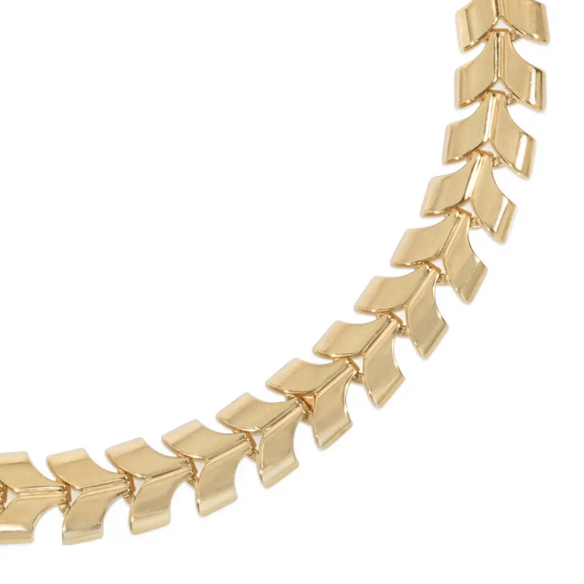 Tiffany & Co. Retro 14KT Yellow Gold Necklace details