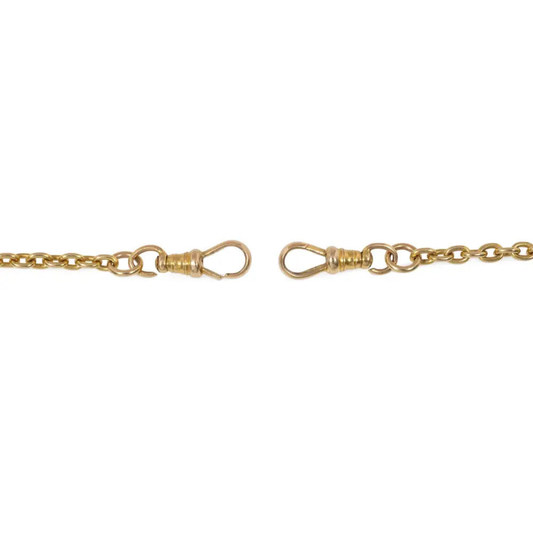 Edwardian 14KT Yellow Gold Amethyst Necklace clasp