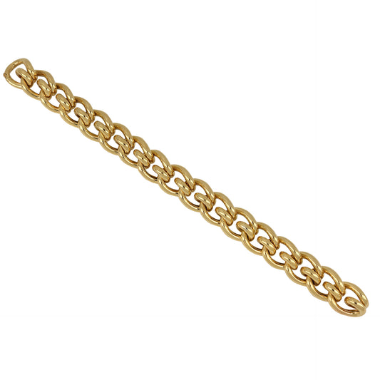 Cartier French 1940s 18KT Yellow Gold Bracelet front