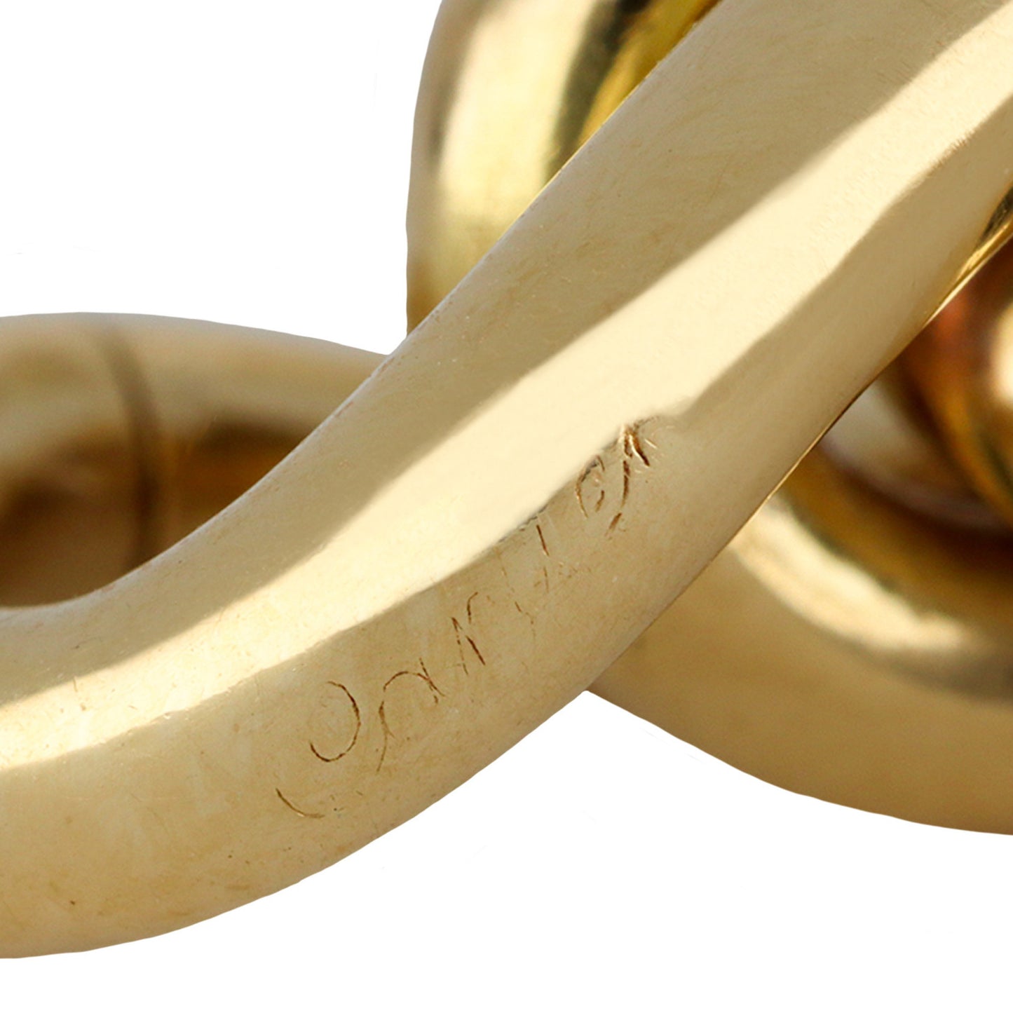 Cartier French 1940s 18KT Yellow Gold Bracelet signature