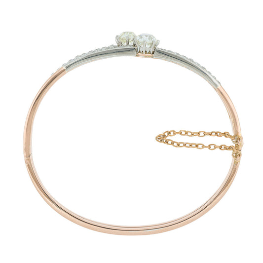 Belle Époque Platinum & 18KT Rose Gold Diamond Bracelet profile