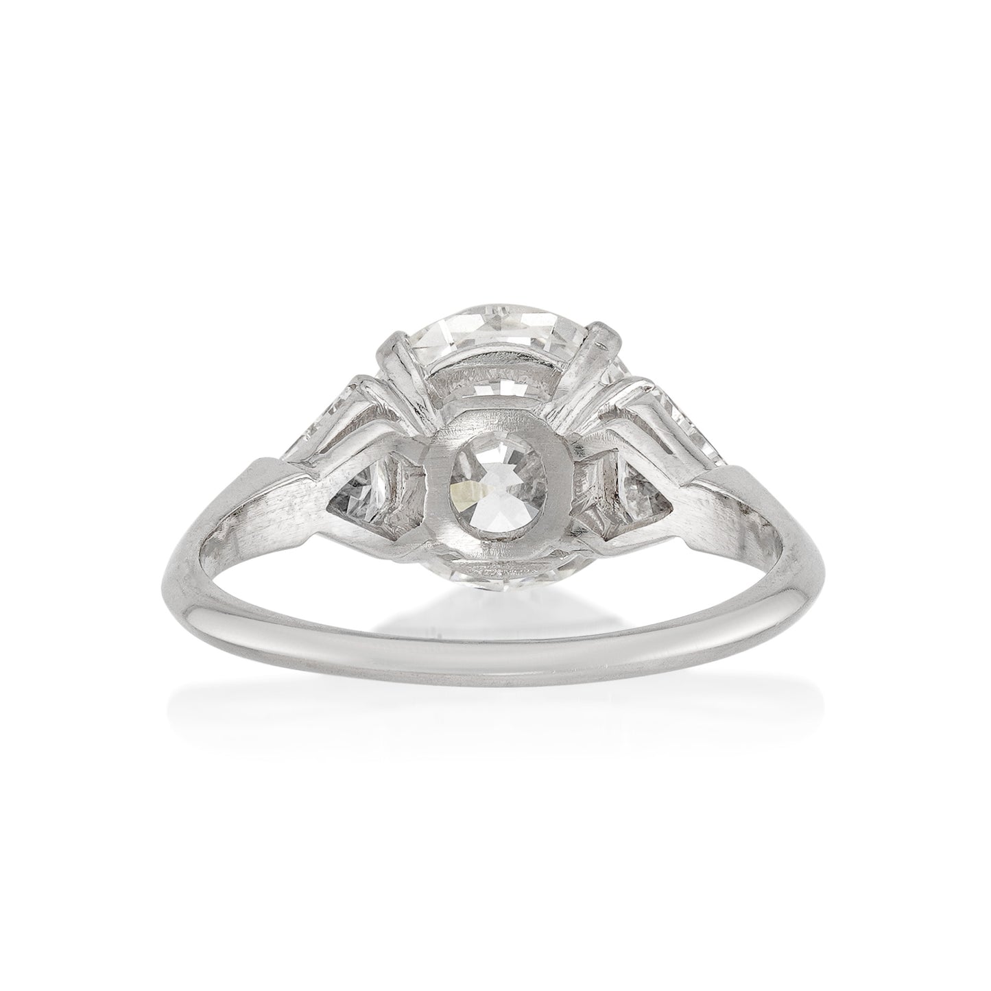 1940s Platinum Diamond Ringback