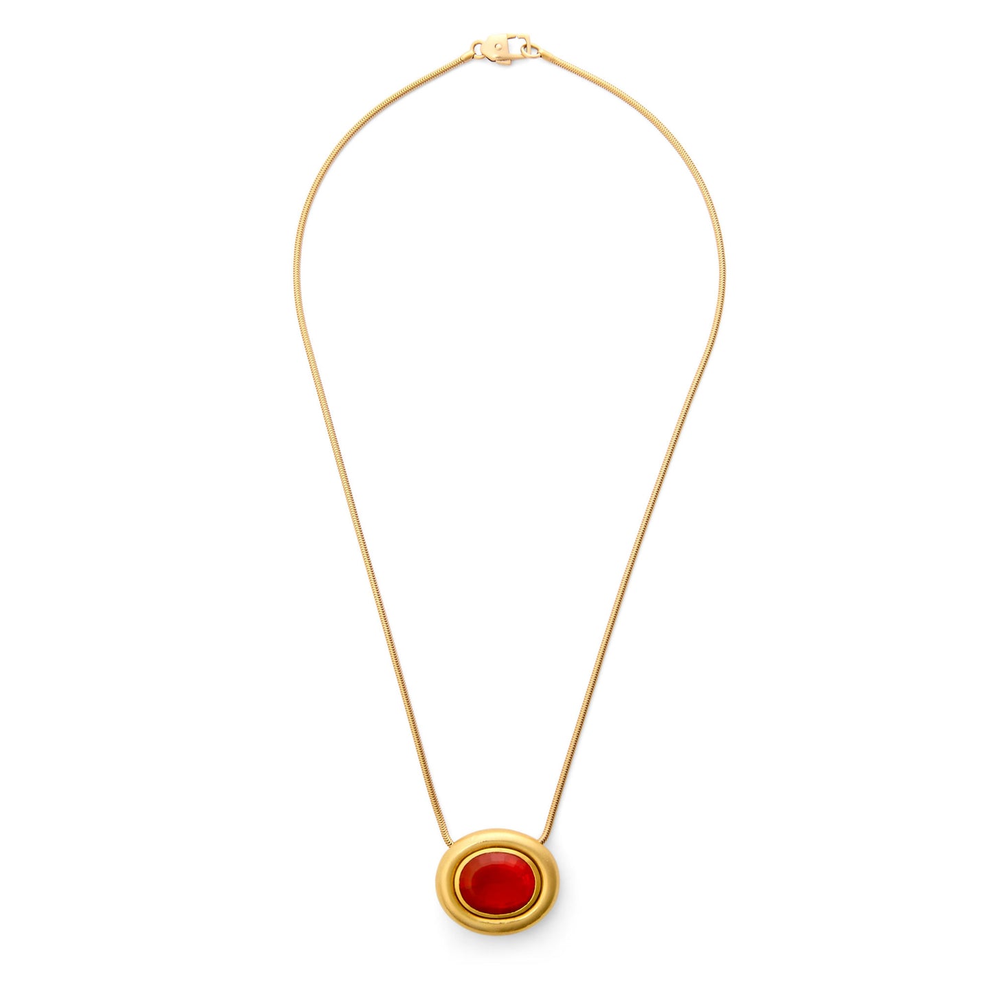 Tiffany & Co. 18KT Yellow Gold Opal Necklace front