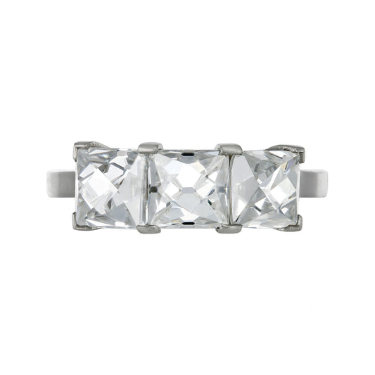1930s Platinum Diamond Ring front