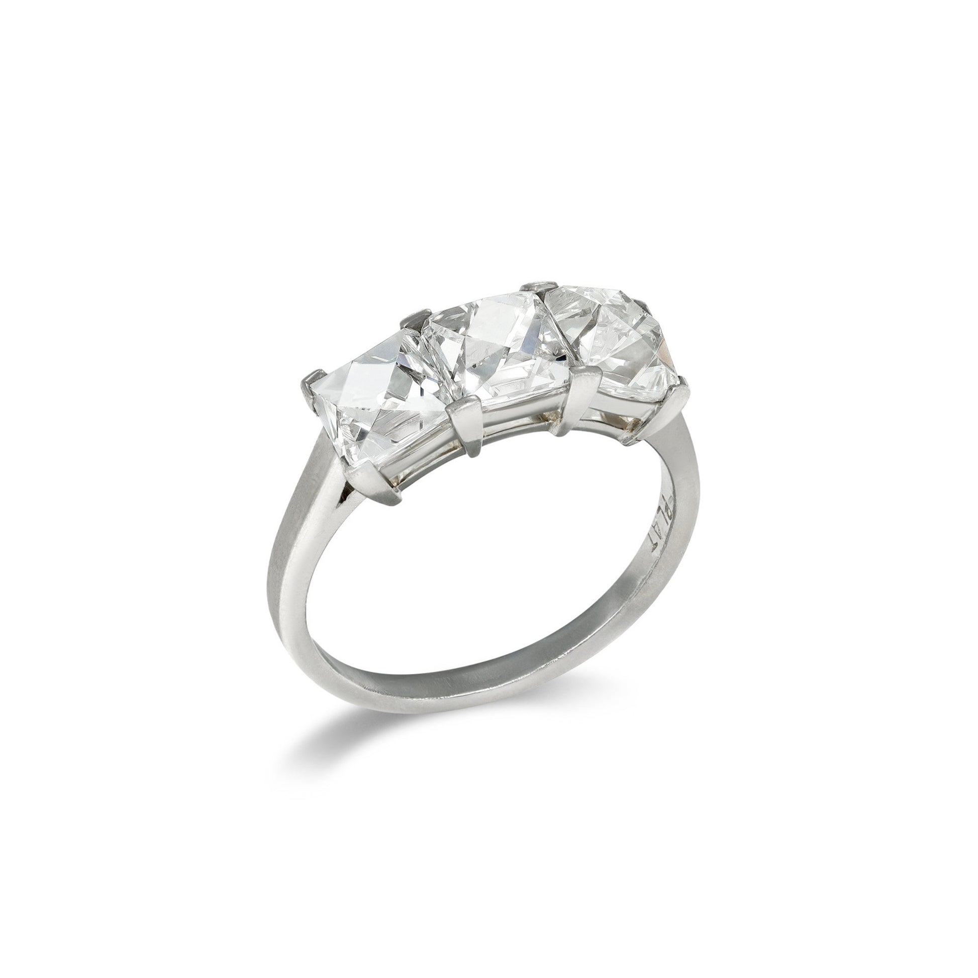 1930s Platinum Diamond Ring profile