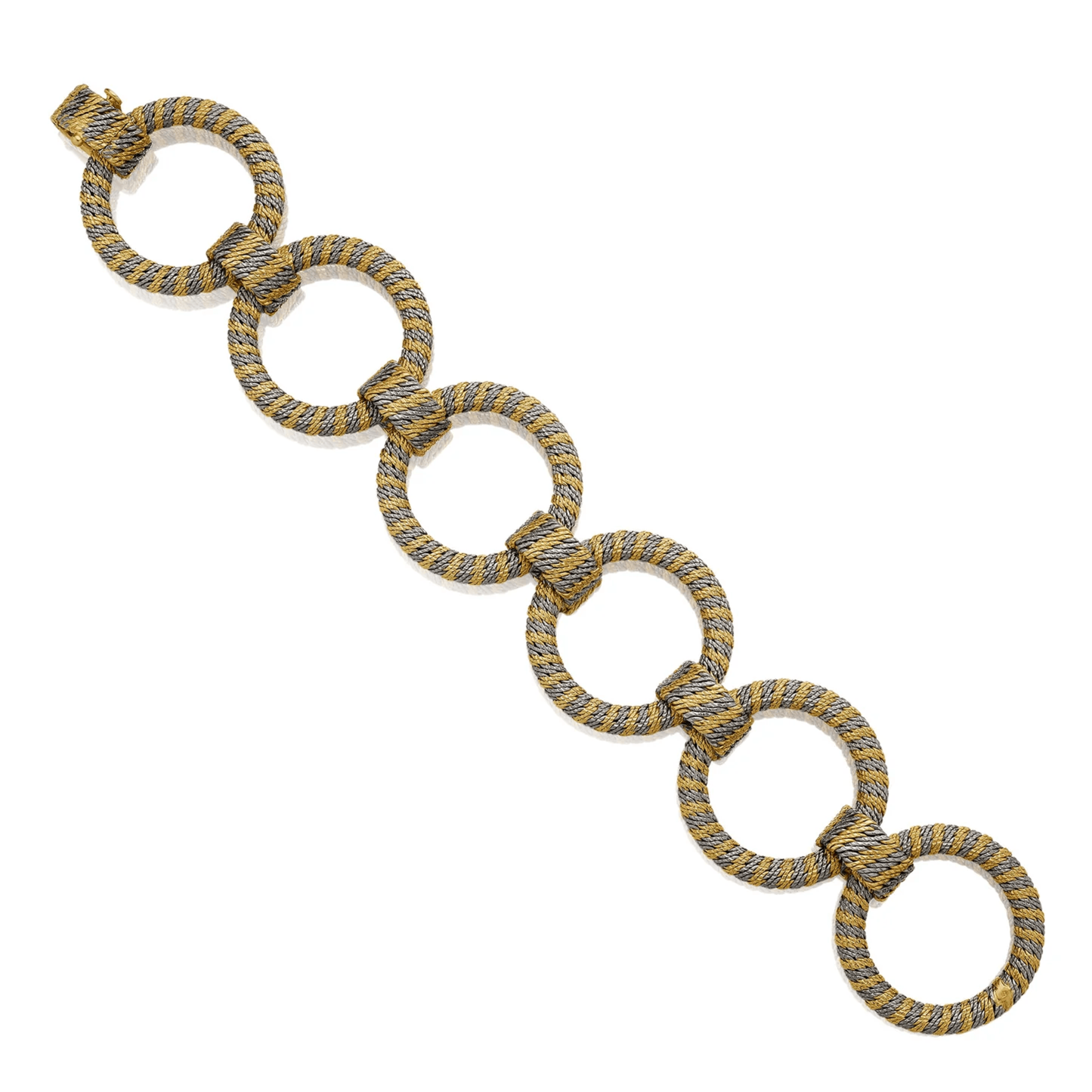 Georges Lenfant 1970s 18KT Yellow Gold Bracelet front