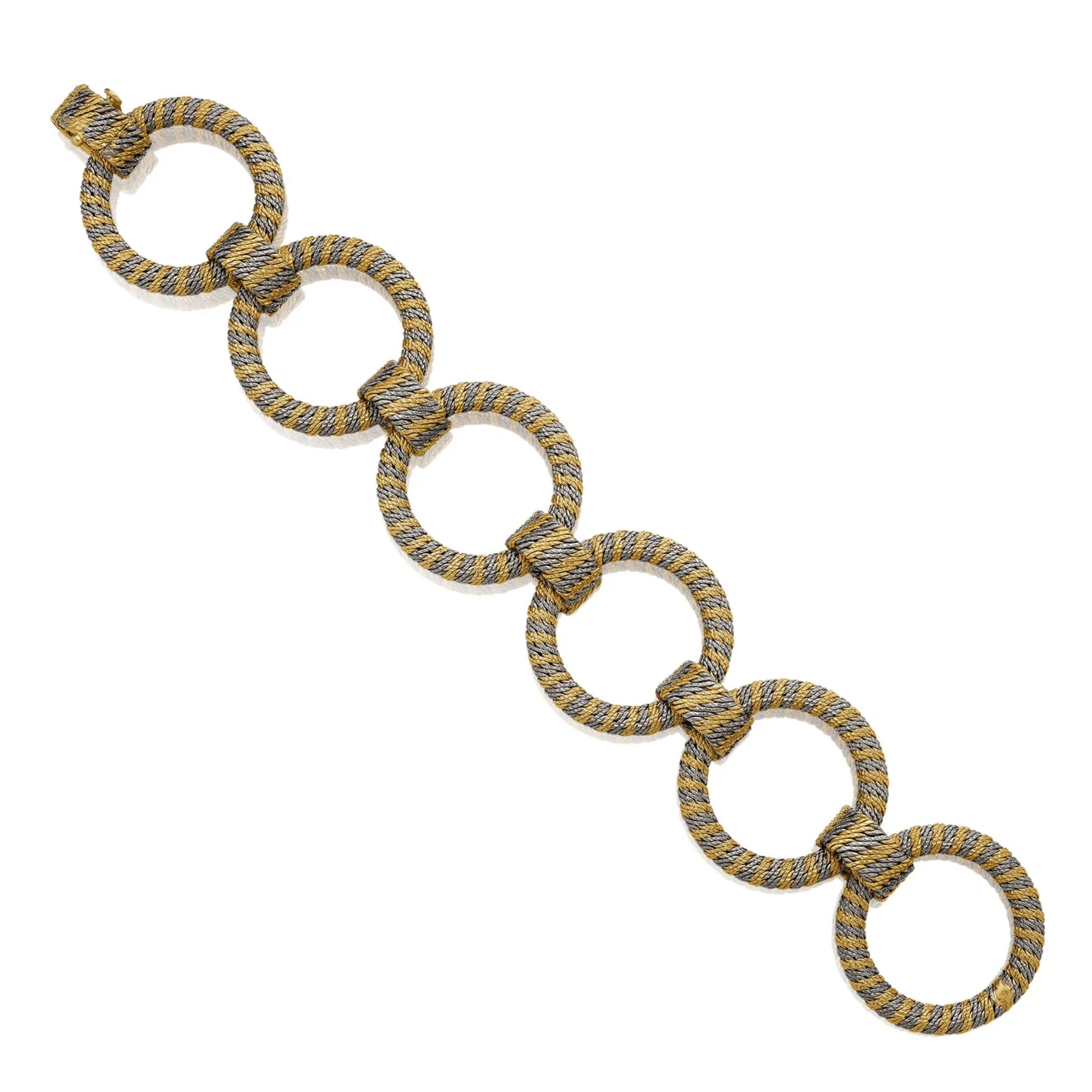 Georges Lenfant 1970s 18KT Yellow Gold Bracelet front