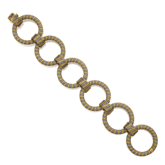 Georges Lenfant 1970s 18KT Yellow Gold Bracelet front