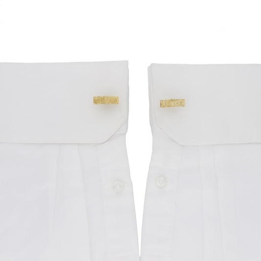 Georges Lenfant France 1960s 18KT Yellow Gold Cufflinks on cuff