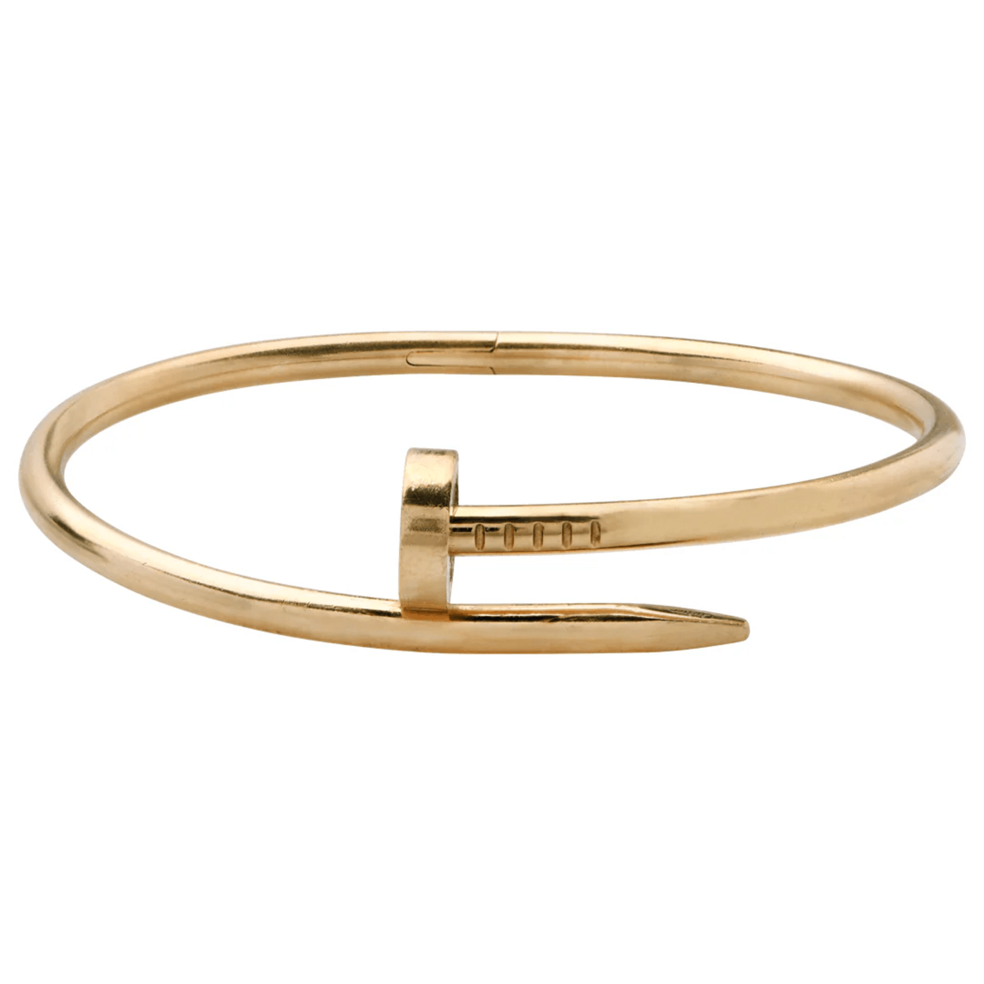 Cartier Post-1980s 18KT Yellow Gold Juste Un Clou Bracelet front