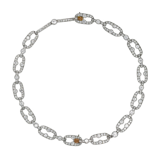 Cartier Paris Edwardian Platinum & 18KT Yellow Gold Diamond Bracelets front