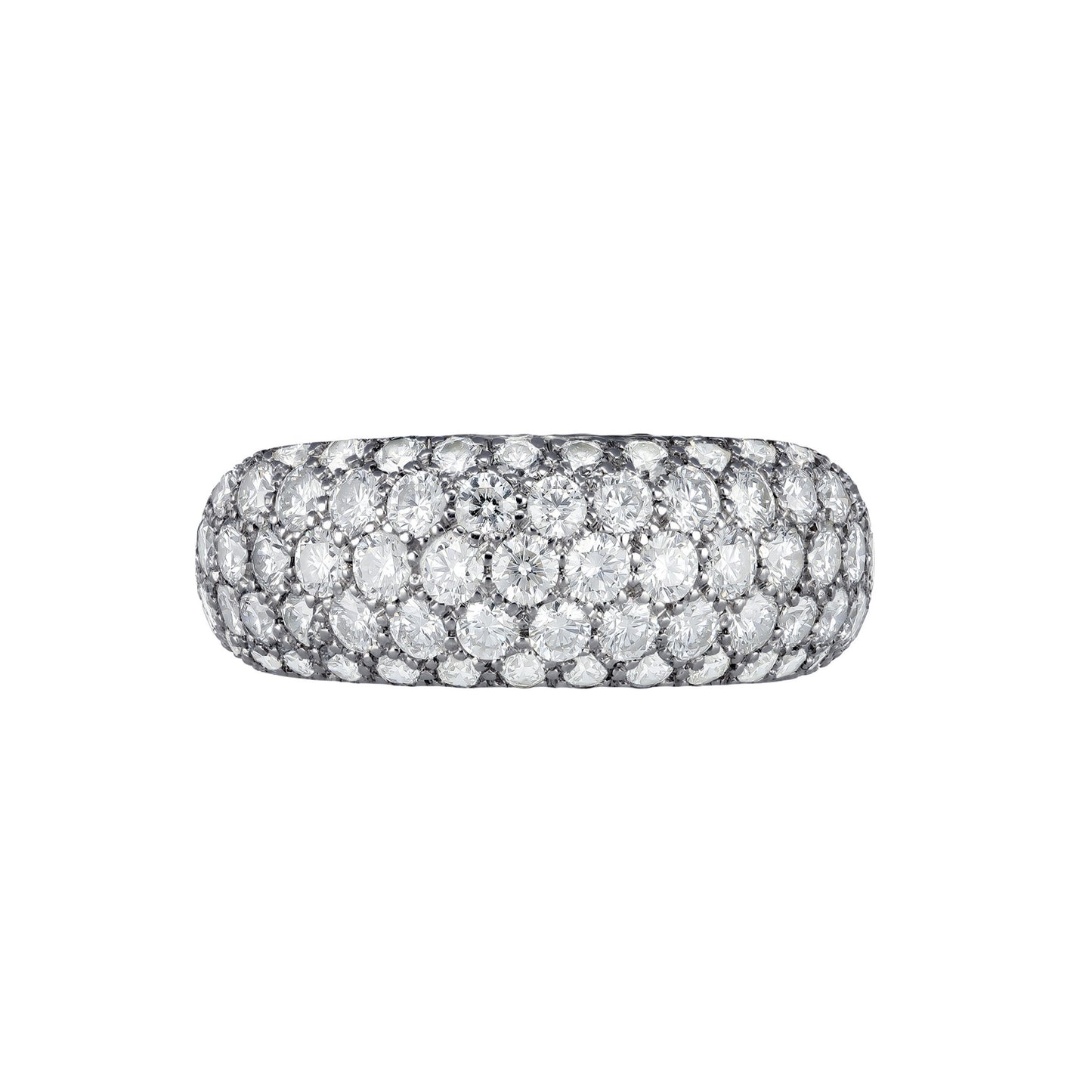 Tiffany & Co. 1970s Platinum Diamond Ring front