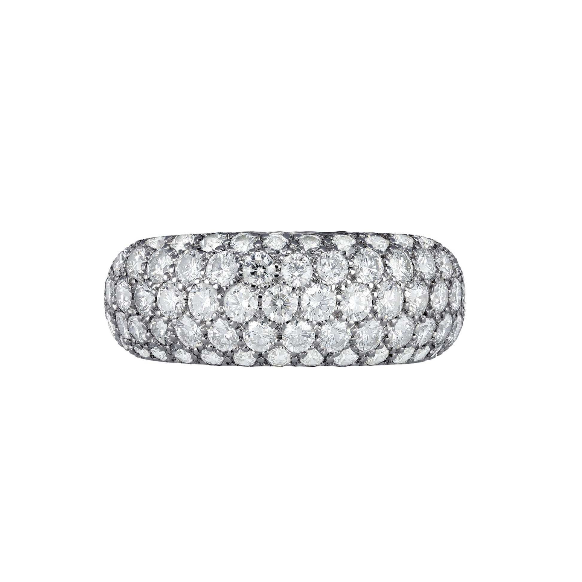 Tiffany & Co. 1970s Platinum Diamond Ring front