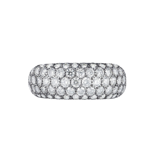 Tiffany & Co. 1970s Platinum Diamond Ring front