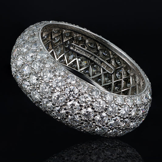 Tiffany & Co. 1970s Platinum Diamond Ring front
