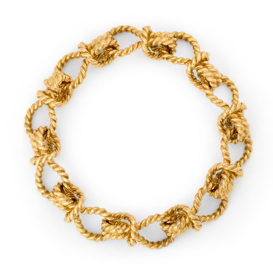 Fulco Di Verdura Post-1980s 18KT Yellow Gold Bracelet