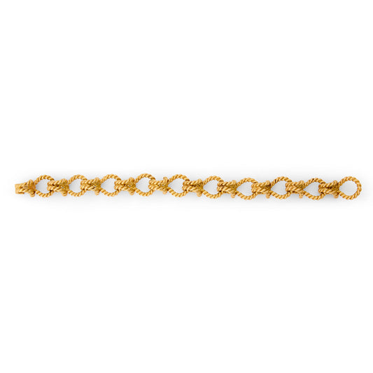 Fulco Di Verdura Post-1980s 18KT Yellow Gold Bracelet front