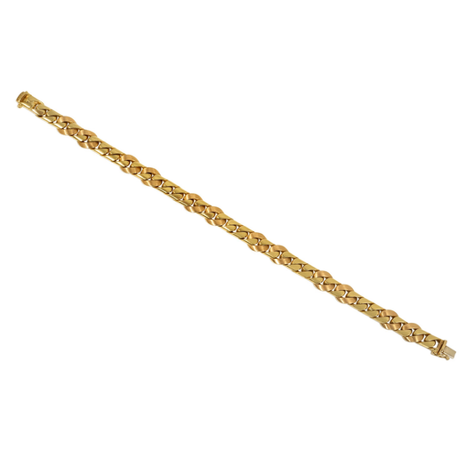 Pavani Dario di Pavani Norma Italy 1960s 18KT Yellow Gold Bracelet & Necklace Set front