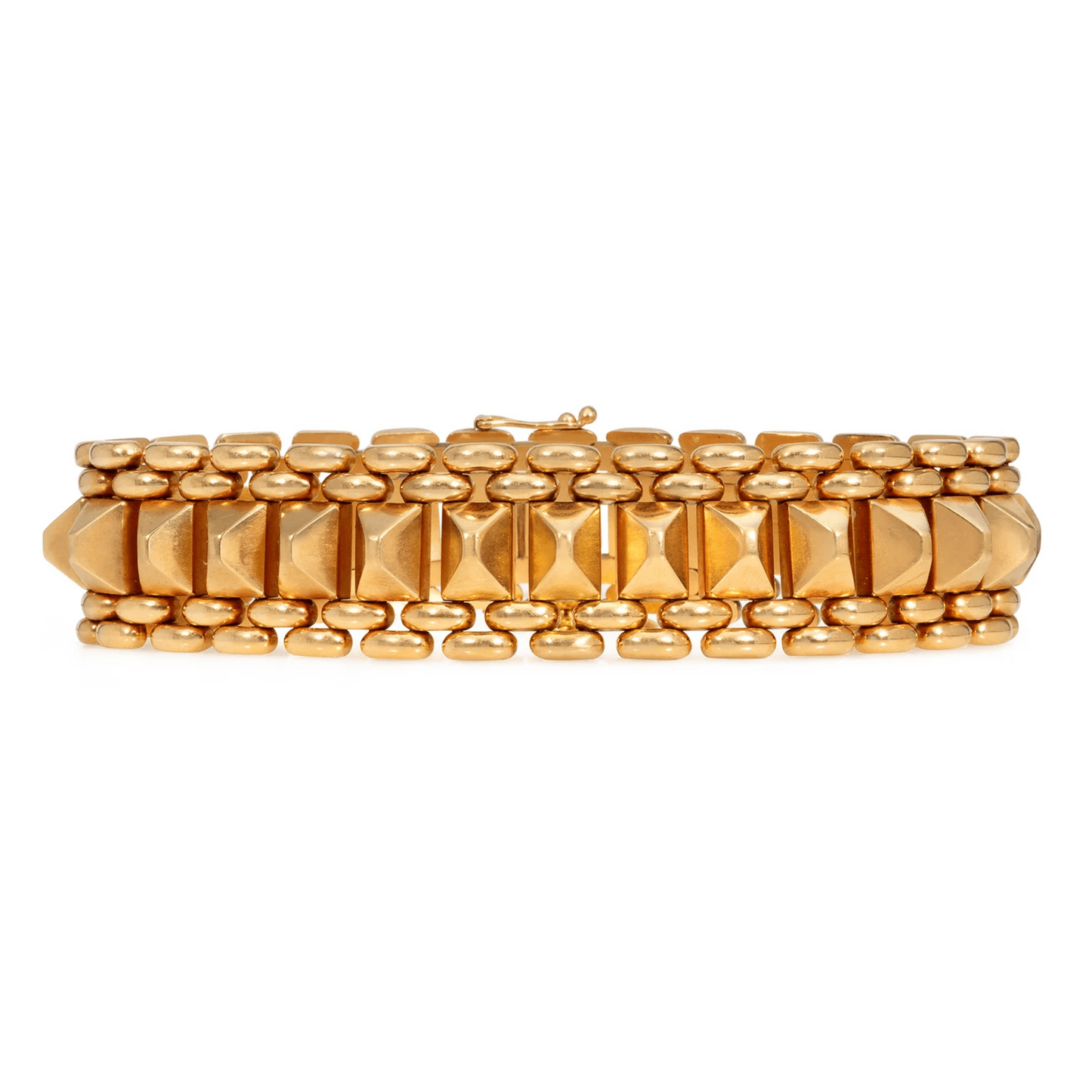 1950s 18KT Rose Gold Bracelet front