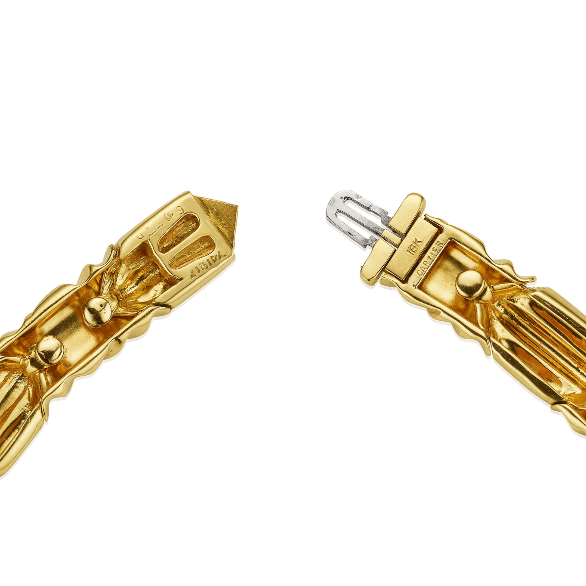 Cartier 1980s 18KT Yellow Gold Necklace signature