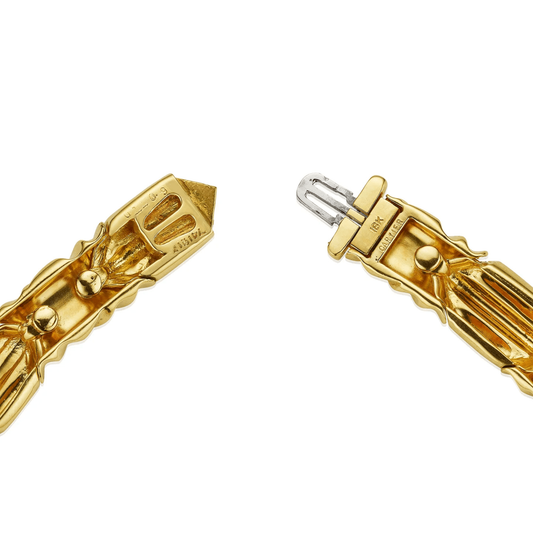 Cartier 1980s 18KT Yellow Gold Necklace signature