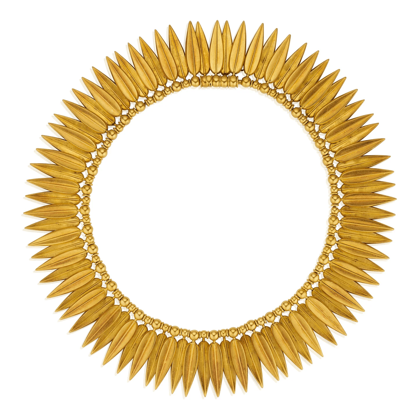 Ernesto Pierret Rome Victorian 18KT Yellow Gold Necklace front