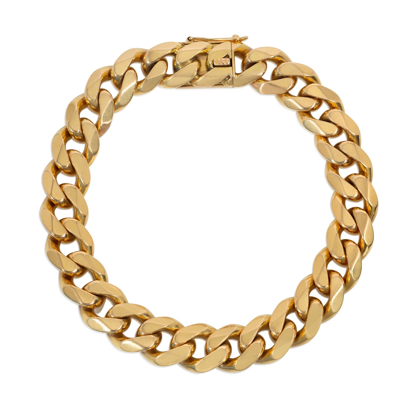 French 1960s 18KT Yellow Gold Bracelet front